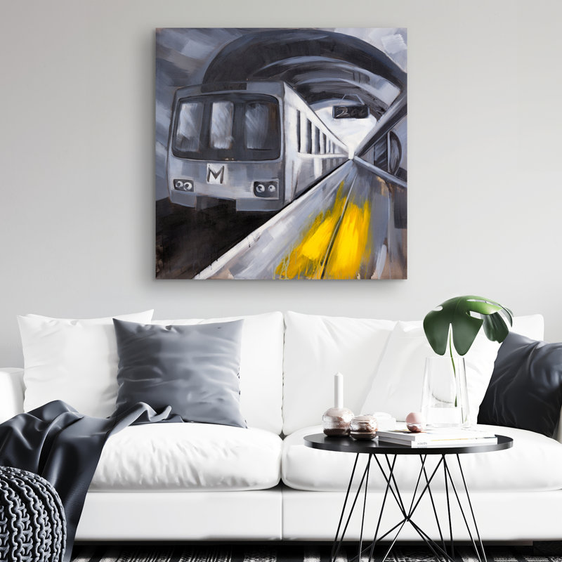 Subway - 32"x32" art on canvas