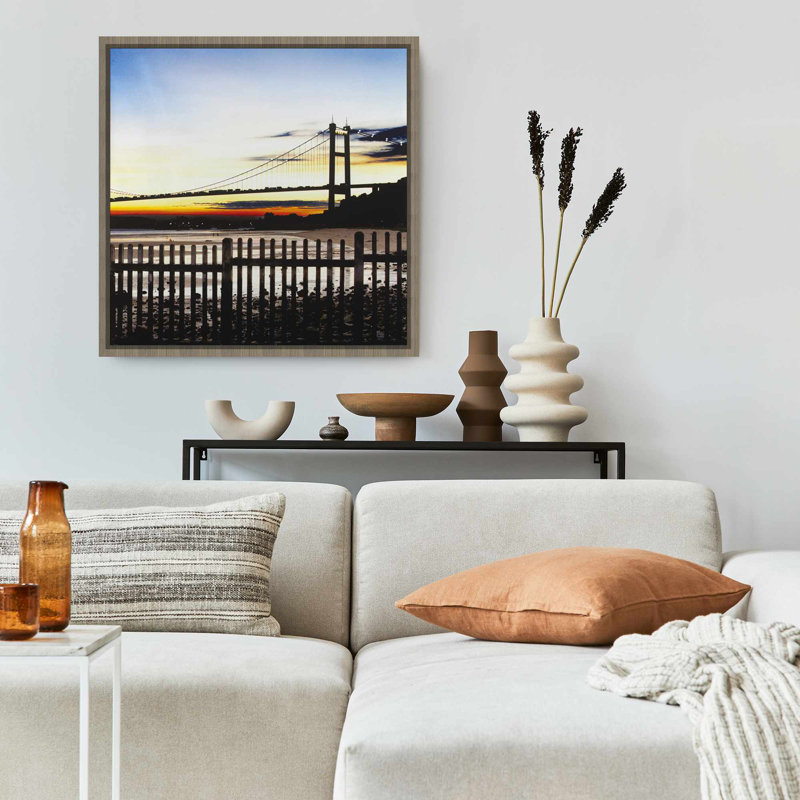 Pont par Sunset, H 25,25 po x l 25,25 po