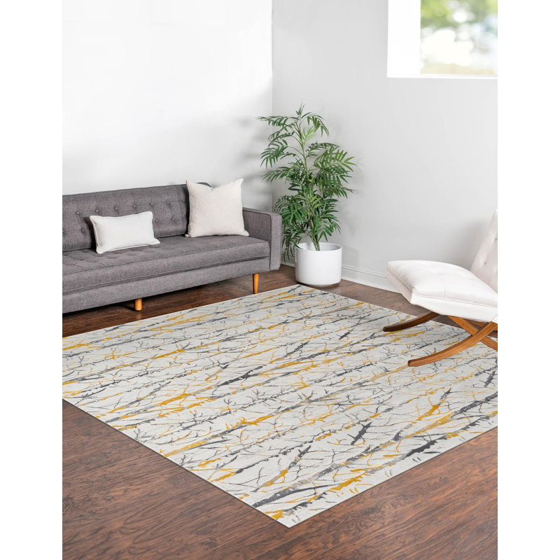 Sageville Floral Indoor Rug, Square 7'10"