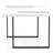 Ivie Metal Base Dining Table