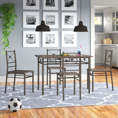 Pawel 5-piece Rectangular Dining Set