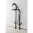 Kingston Brass Concord Freestanding Tub Faucet with Supply Line and Stop Valve-50890448