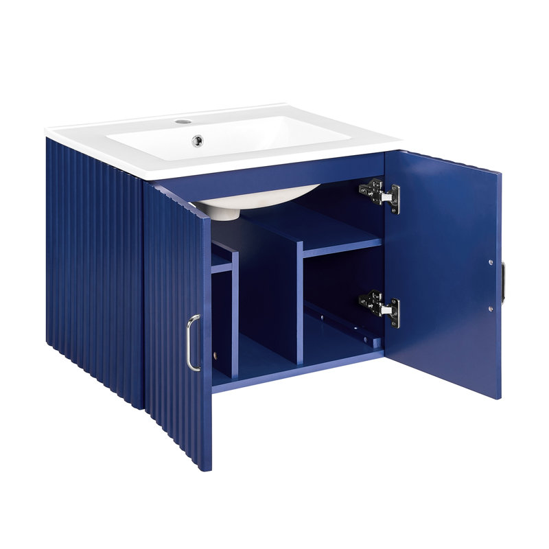 Meuble-lavabo mural flottant