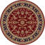 Tapis oriental rouge / bleu marine Clarence-20963741