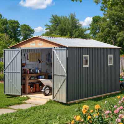 6x4 Outdoor Storage Shed Metal Shed