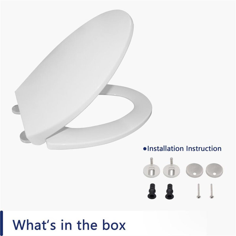 Elongated Toilet Seat and Lid