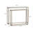 Dreyfuss 40'' Console Table