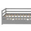 Lit plateforme simple avec lit gigogne-304594313
