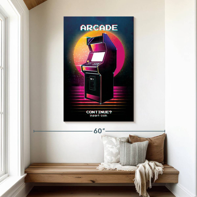 Keiraleigh Arcade Machine, 48" H x 32" W
