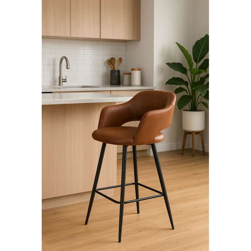 Lake Shore Counter Stool (Set Of 2), Brown