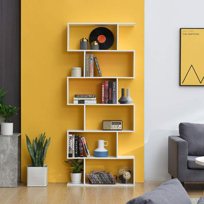 Chittenden 192 cm H x 80 cm W Geometric Bookcase