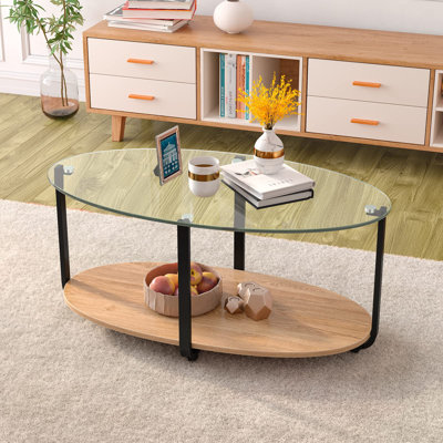Jasimen Floor Shelf Coffee Table
