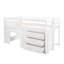 Lit mezzanine simple avec armoire et tablette-1609826491