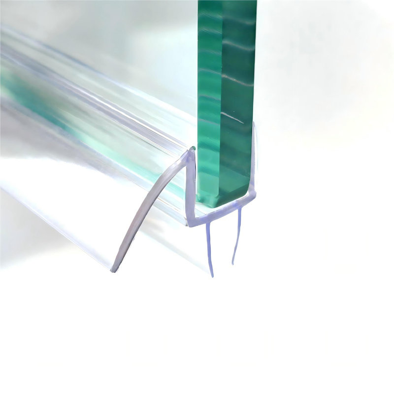 Joint inférieur de porte de douche en polycarbonate 36 "pour verre 3/8" (10mm), paquet simple