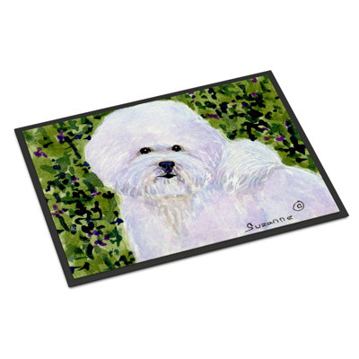 Tapis d'intérieur antidérapant Tahoma Bichon Frise