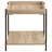 Miller Light Brown Square Engineered Wood End Table