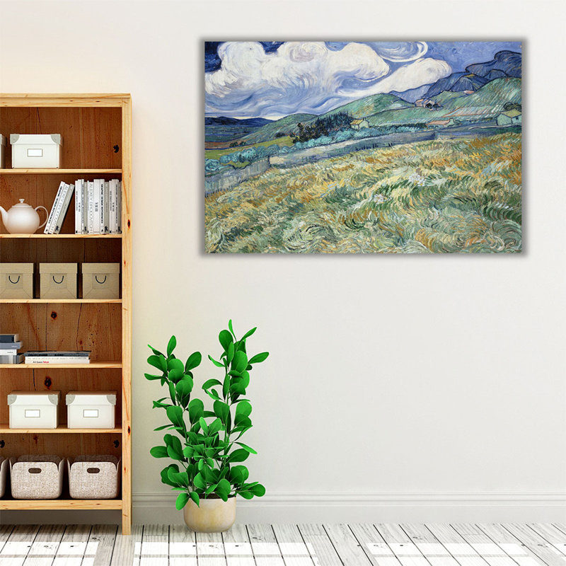 «Landscape from Saint-Remy», reproduction d'art sur toile, H 24 po x l 36 po