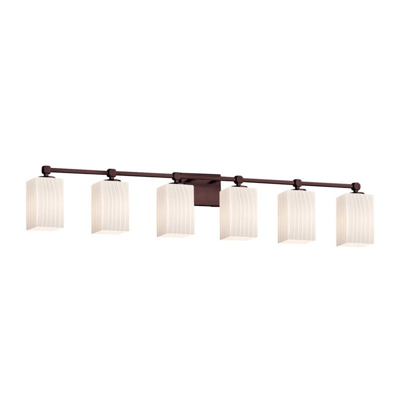 Casson 6 - Light Dimmable Bath Bar, Dark Bronze