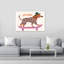 Cool Dog On Skateboard Modern Playful Contemporary Dog Wall Art Print 1 Piece Wrapped Canvas Wall Art-363993106