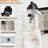 40" Vanity Fixture, 5- Bath Wall Sconce, Clear Glass Shades, Black & Wood Grain, Industrial Thirst Bathroom , Sconce With And Sparkle
