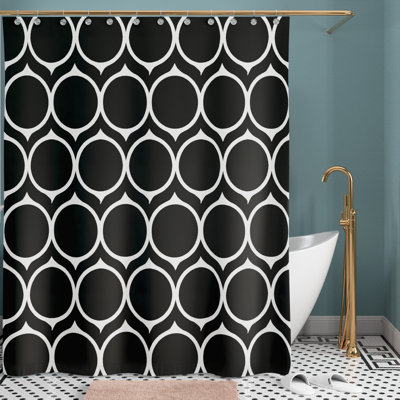 Draco Geometric Shower Curtain