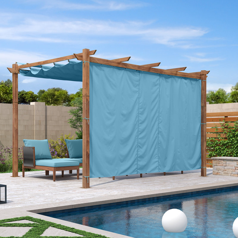 Écran de remplacement pour pergola rétractable mauve, Bleu, H 82 po x l 62 po