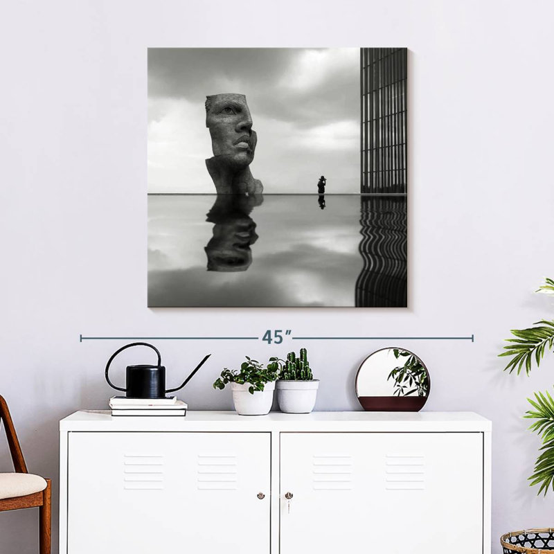 Leisha Face Reflection, 30" H x 30" W