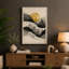 Sunset Over Silent Hills Japandi - Wrapped Canvas-948028700-948028703
