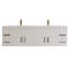84" Wall-Mounted Double Bathroom Vanity Set-70381376