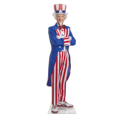 Patriotism And Politics 75'' Cardboard Standup