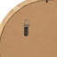 Solid Wood Round Mirror