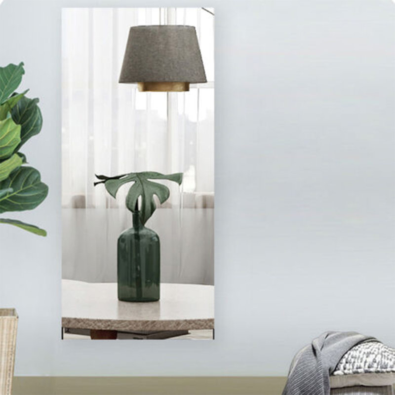 Kyann Flat Wall Mirror, 50 cm H x 200 cm W