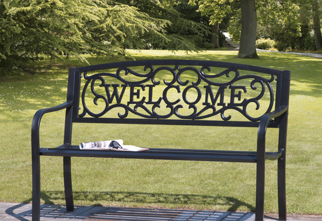 Black Outdoor Benches