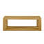 Table basse rectangulaire à 2 niveaux en MDF Modern Design