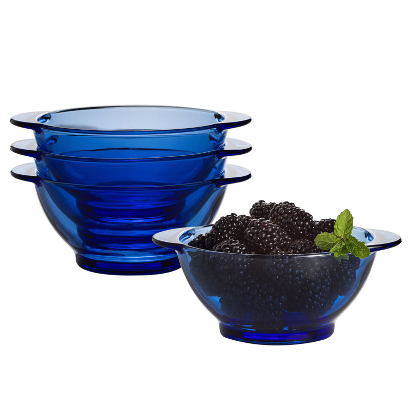 Bol quotidien en verre Lakevia 5,3 po, Bleu