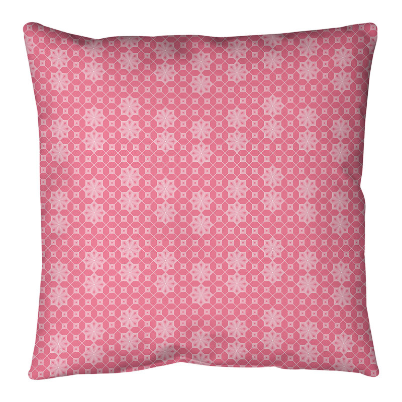 Coussin de sol Katelyn Elizabeth, 28 po x 28 po, Rose