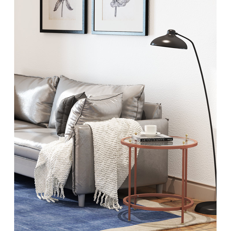 Table de bout en verre Ashalee