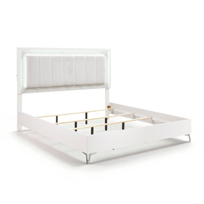 Mobilier de chambre à coucher en bois de tête de lit à tête de lit Glam Luxury