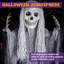 3 pièces d'Halloween suspendus fantômes