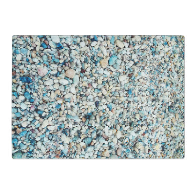 Tempered Glass One Thousand Pebbles Chopping Board