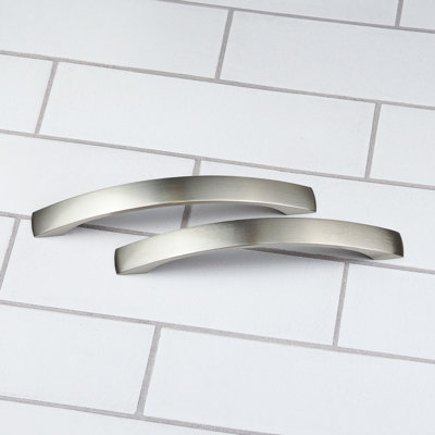 160mm Brushed Nickel Bow Handle