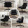 Ondreya Wayfair Basics Ergonomic Fabric Office Chair with Adjustable Armrest