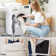 Chenille Storage Ottoman, Footstool Module Part for Chenille Sectional Sofa