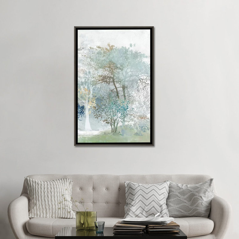 "Silent Mystery II" par Allison Pearce, reproduction d’art, Pas de tapis, H 48 po x l 32 po x P 1,5 po
