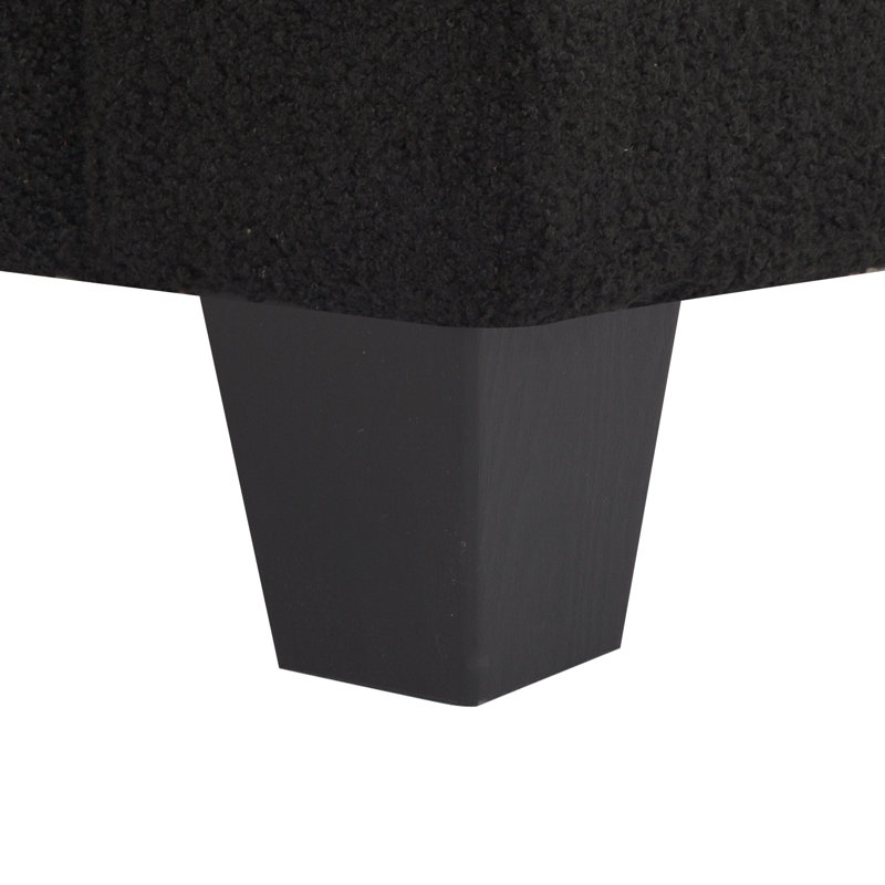 Canapé 86,6 po, Noir