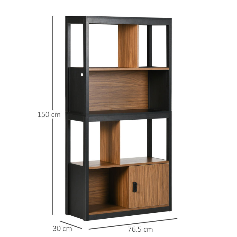 150cm H x 76.5cm W Metal Standard Bookcase