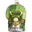 Ornement de Noël en verre soufflé Old World pour arbre de Noël, Triceratops