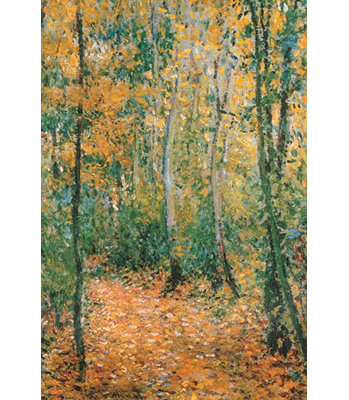 " Wood Lane " by Claude Monet