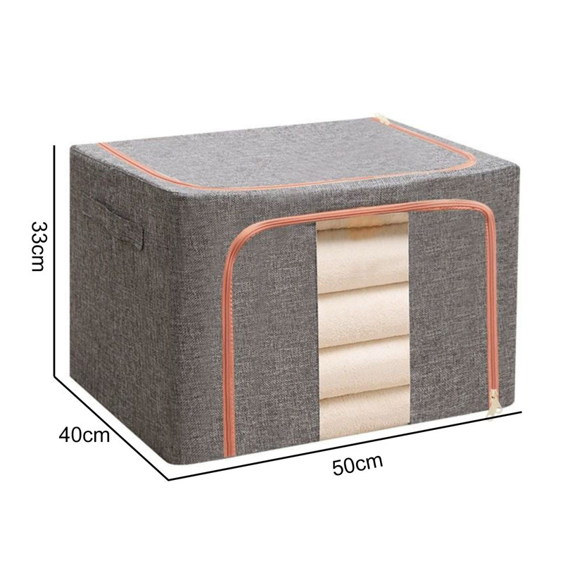 17 Stories Canvas Underbed Storage, Grey