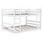 Full Size Bunk Bed With White - Built For Stability And Over Ensuring A Comfortable Safe Sleeping Arrangement